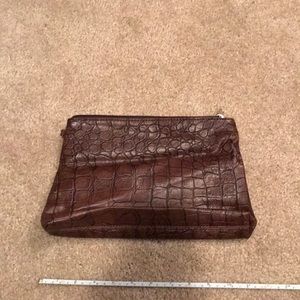 Stone patterned Brown clutch